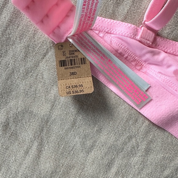 ALL 3 NEW VS Pink bras size 38D!! - Picture 5 of 5